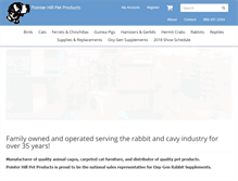 Tablet Screenshot of pointerhillcagesandpetsupplies.com